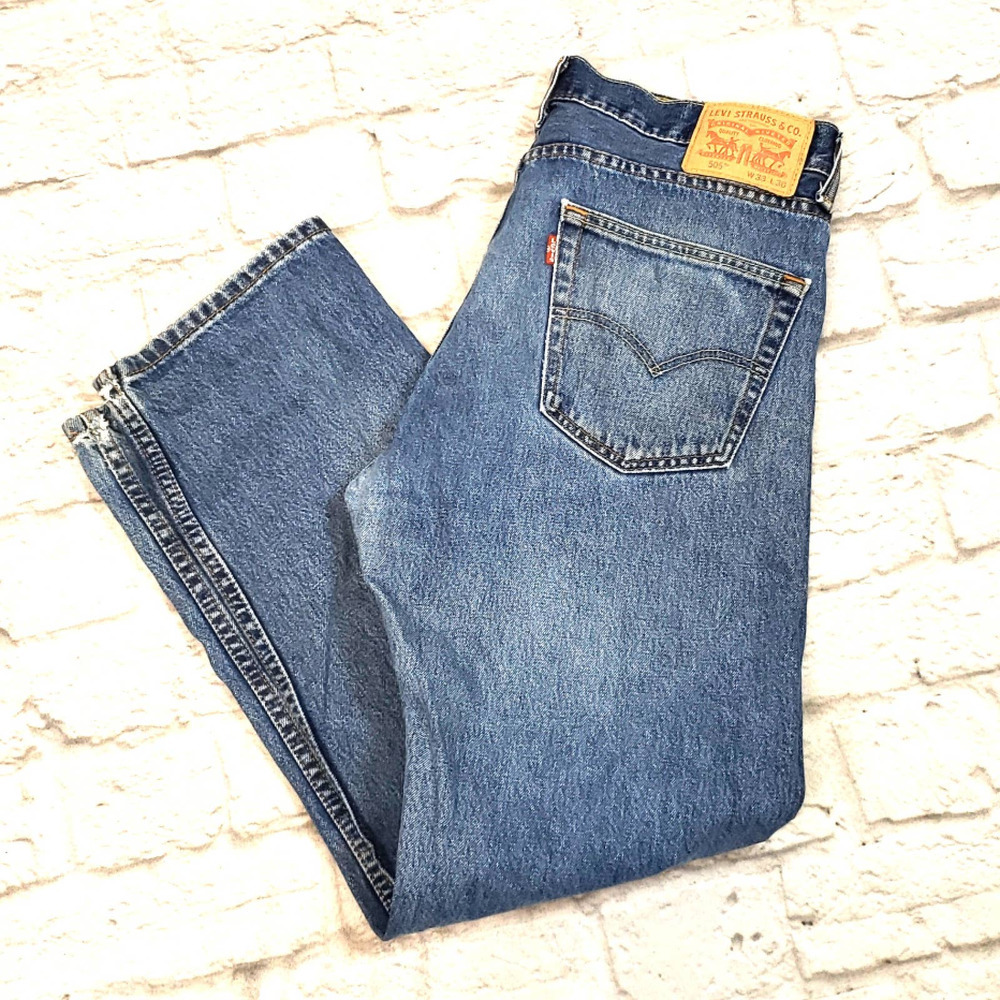 Levi's 505 Regular Straight Fit Jeans size 33